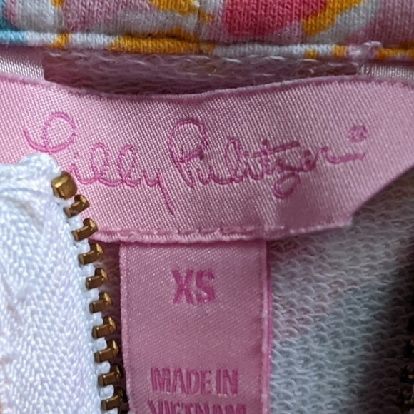 LILLY Pulitzer Tini Bikini Half Zipper Skipper Popover XS - Picture 5 of 6